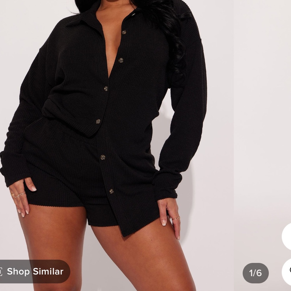 Fashion nova Bianca short set